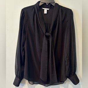 H&M Women's Blouse Black Small/Size 6